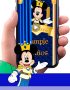Es momento de sorprender a tus invitados con esta video invitación digital web de mickey mouse rey para cumpleaños, sin o con botones interactivos en la invitación digital.