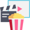Video invitacioón digital en video con temática de peliculas.