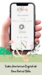 Es momento de sorprender a tus invitados con esta video invitación digital web floral verde dorado para boda, sin o con botones interactivos en la invitación digital.