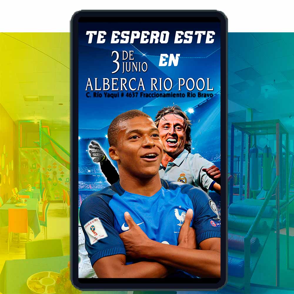 Es momento de sorprender a tus invitados con esta video invitación digital de champions league para cumpleaños, sin o con botones interactivos en la invitación digital.