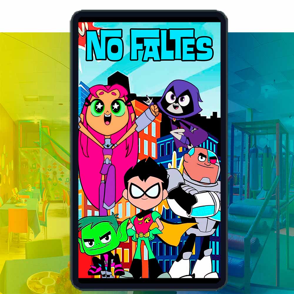 Es momento de sorprender a tus invitados con esta video invitación digital de jóvenes titanes para cumpleaños, sin o con botones interactivos en la invitación digital.