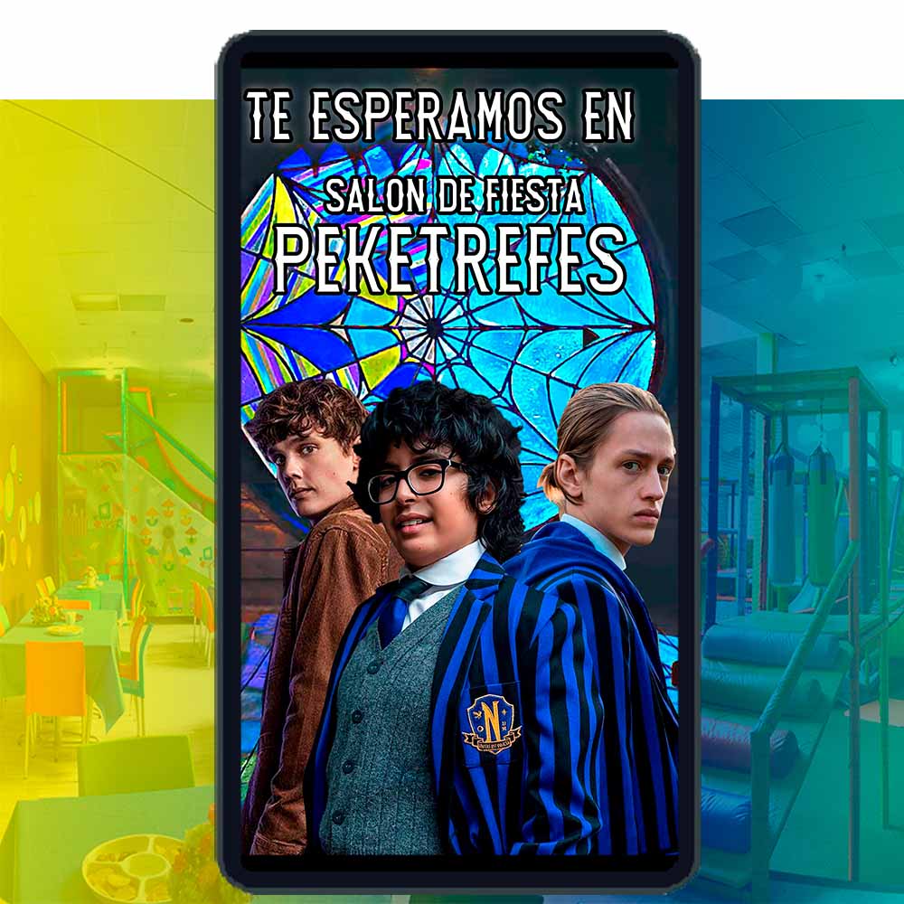 Es momento de sorprender a tus invitados con esta video invitación digital de merlina para cumpleaños, sin o con botones interactivos en la invitación digital.