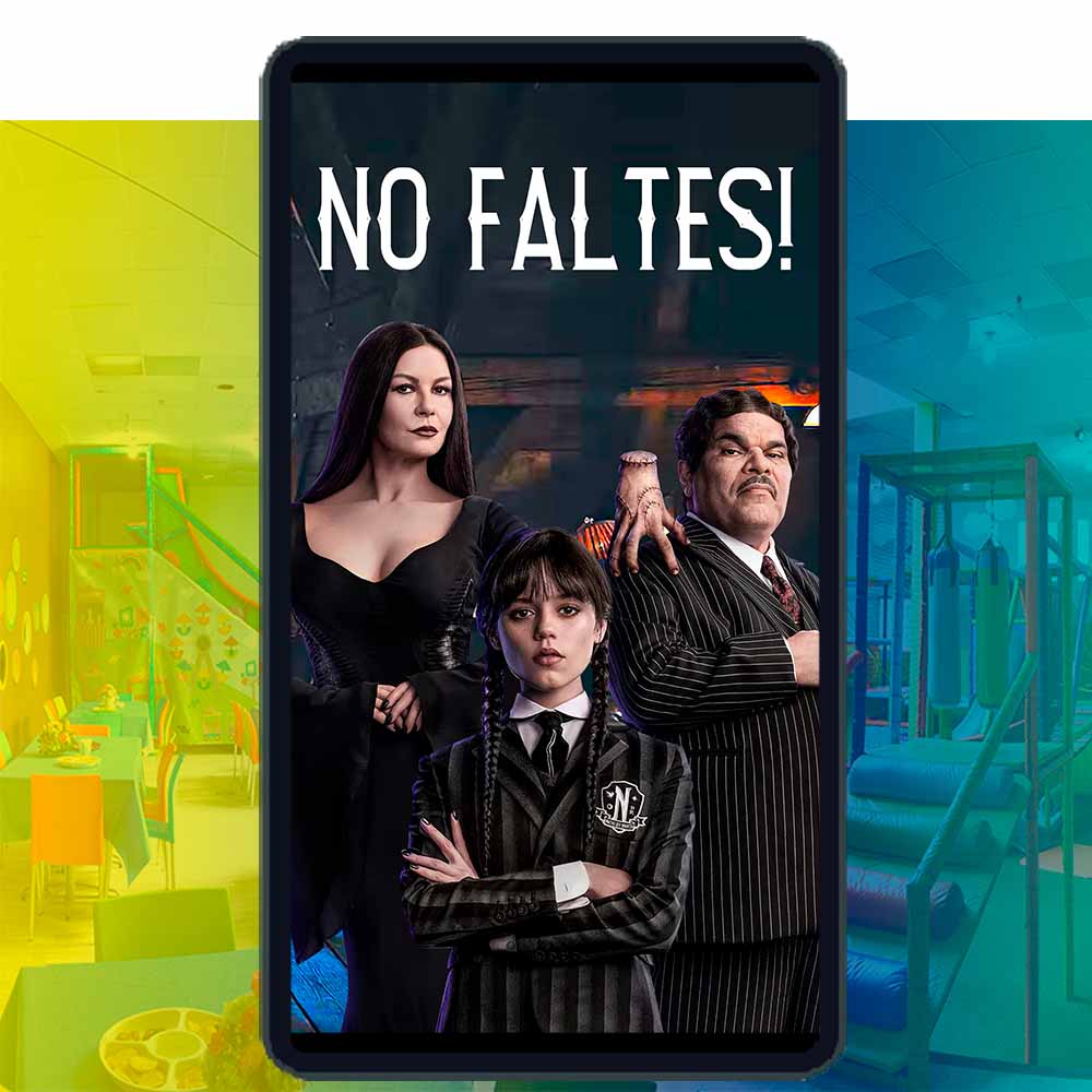 Es momento de sorprender a tus invitados con esta video invitación digital de merlina para cumpleaños, sin o con botones interactivos en la invitación digital.