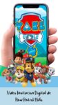 Es momento de sorprender a tus invitados con esta video invitación digital web de paw patrol niño para cumpleaños, sin o con botones interactivos en la invitación digital.