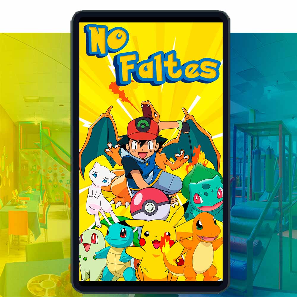Es momento de sorprender a tus invitados con esta video invitación digital web de pokémon para cumpleaños, sin o con botones interactivos en la invitación digital.