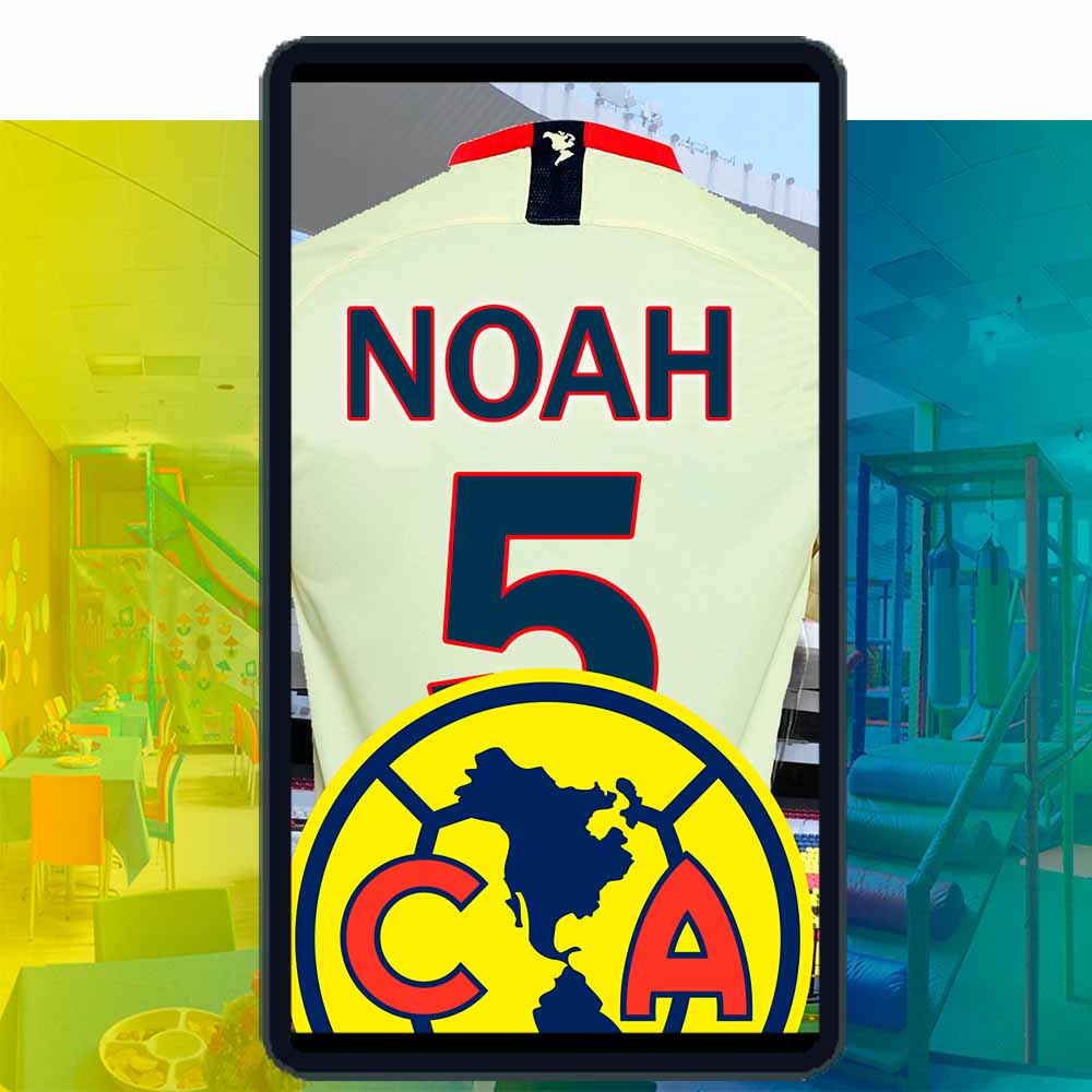 Es momento de sorprender a tus invitados con esta video invitación digital de América campeón 2019 para Cumpleaños, sin o con botones interactivos en la invitación digital.