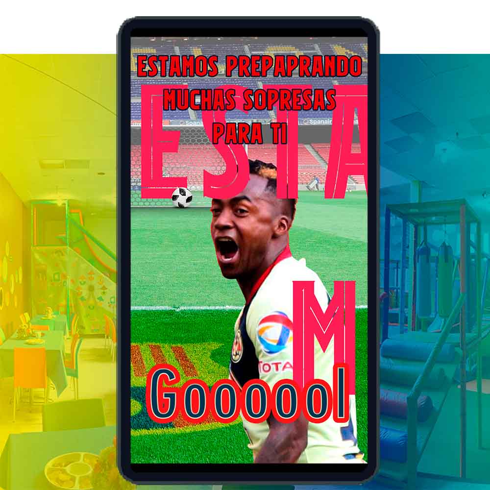 Es momento de sorprender a tus invitados con esta video invitación digital de América campeón 2019 para Cumpleaños, sin o con botones interactivos en la invitación digital.