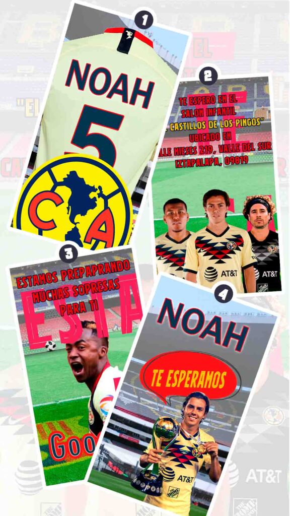 Es momento de sorprender a tus invitados con esta video invitación digital de América campeón 2019 para Cumpleaños, sin o con botones interactivos en la invitación digital.