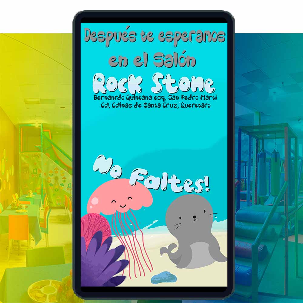 Es momento de sorprender a tus invitados con esta video invitación digital de animales de animales marinos bebés para cumpleaños, sin o con botones interactivos en la invitación digital.