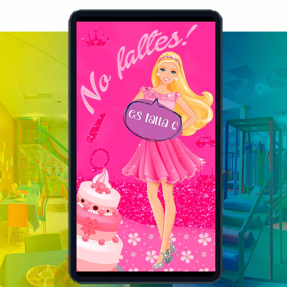 Es momento de sorprender a tus invitados con esta video invitación digital de barbie clásica para cumpleaños, sin o con botones interactivos en la invitación digital.