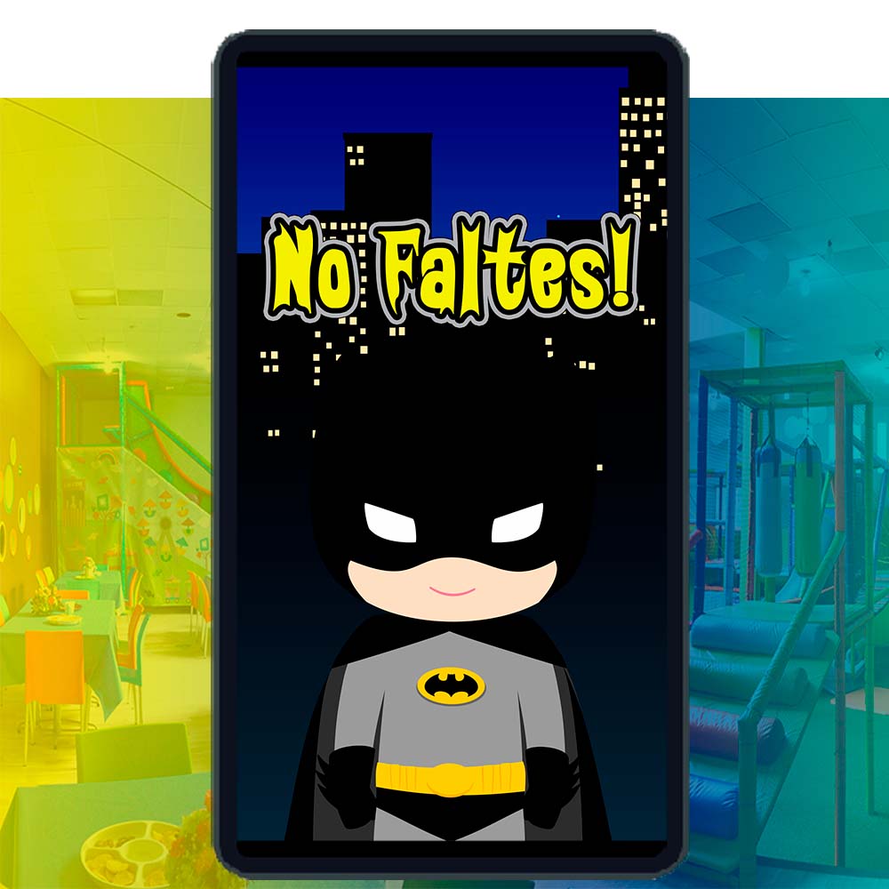 Es momento de sorprender a tus invitados con esta video invitación digital de batman niño para cumpleaños, sin o con botones interactivos en la invitación digital.