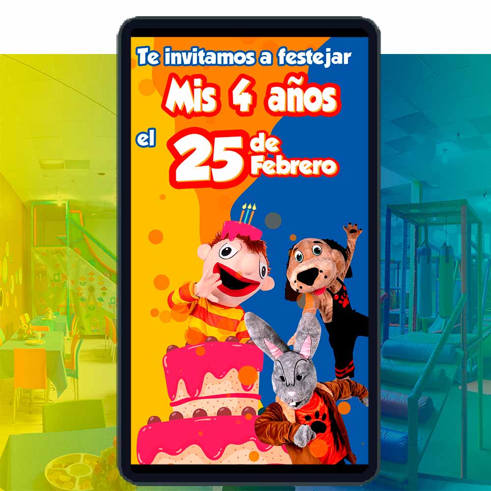 Es momento de sorprender a tus invitados con esta video invitación digital de bely y beto para cumpleaños, sin o con botones interactivos en la invitación digital.