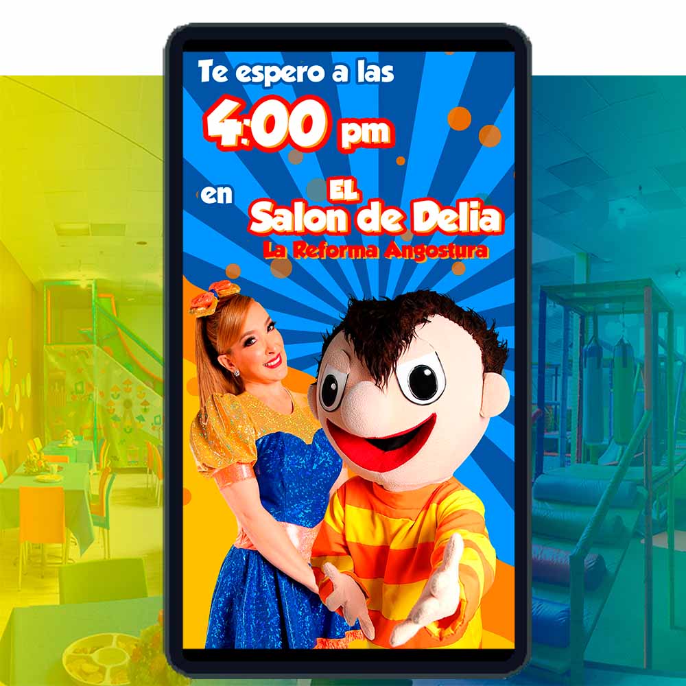 Es momento de sorprender a tus invitados con esta video invitación digital de bely y beto para cumpleaños, sin o con botones interactivos en la invitación digital.