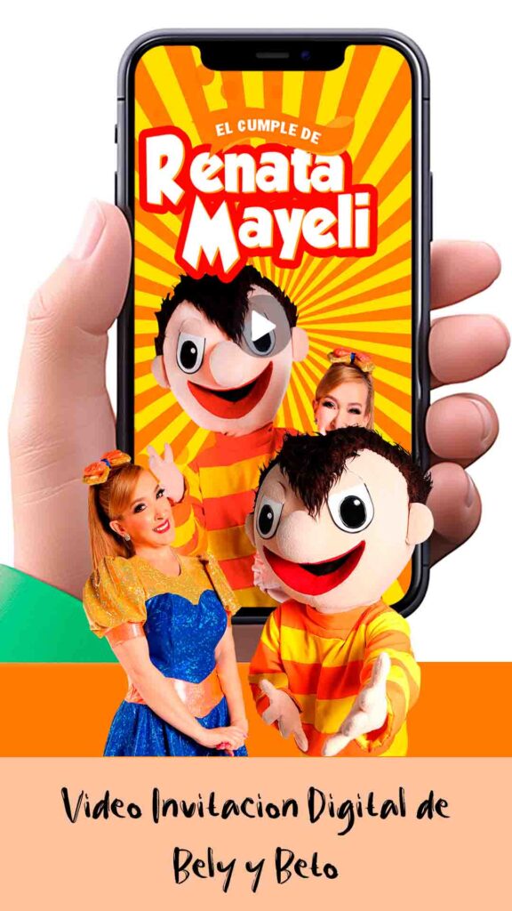 Es momento de sorprender a tus invitados con esta video invitación digital de bely y beto para cumpleaños, sin o con botones interactivos en la invitación digital.