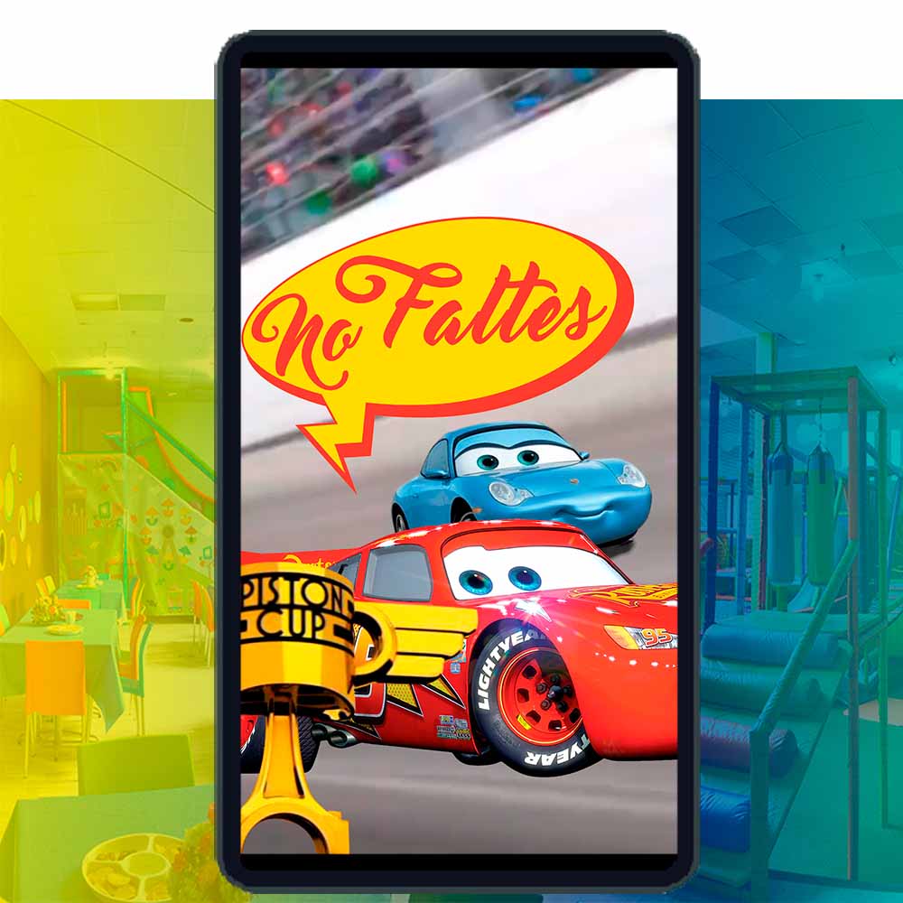 Es momento de sorprender a tus invitados con esta video invitación digital de cars para cumpleaños, sin o con botones interactivos en la invitación digital.