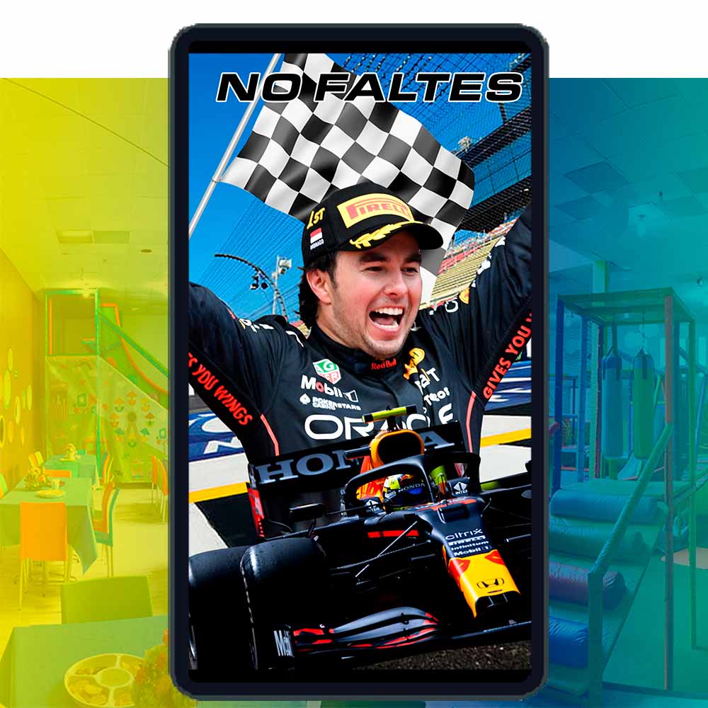 Es momento de sorprender a tus invitados con esta video invitación digital de checo perez para cumpleaños, sin o con botones interactivos en la invitación digital.