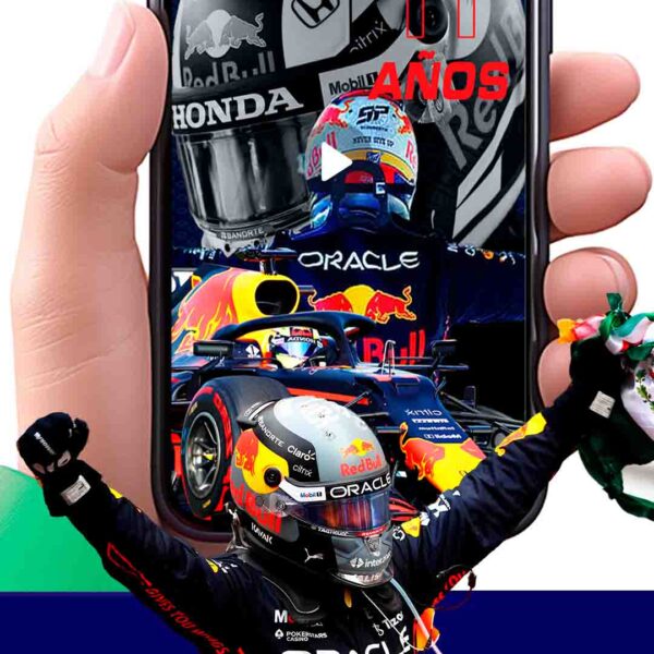 Es momento de sorprender a tus invitados con esta video invitación digital de checo perez para cumpleaños, sin o con botones interactivos en la invitación digital.