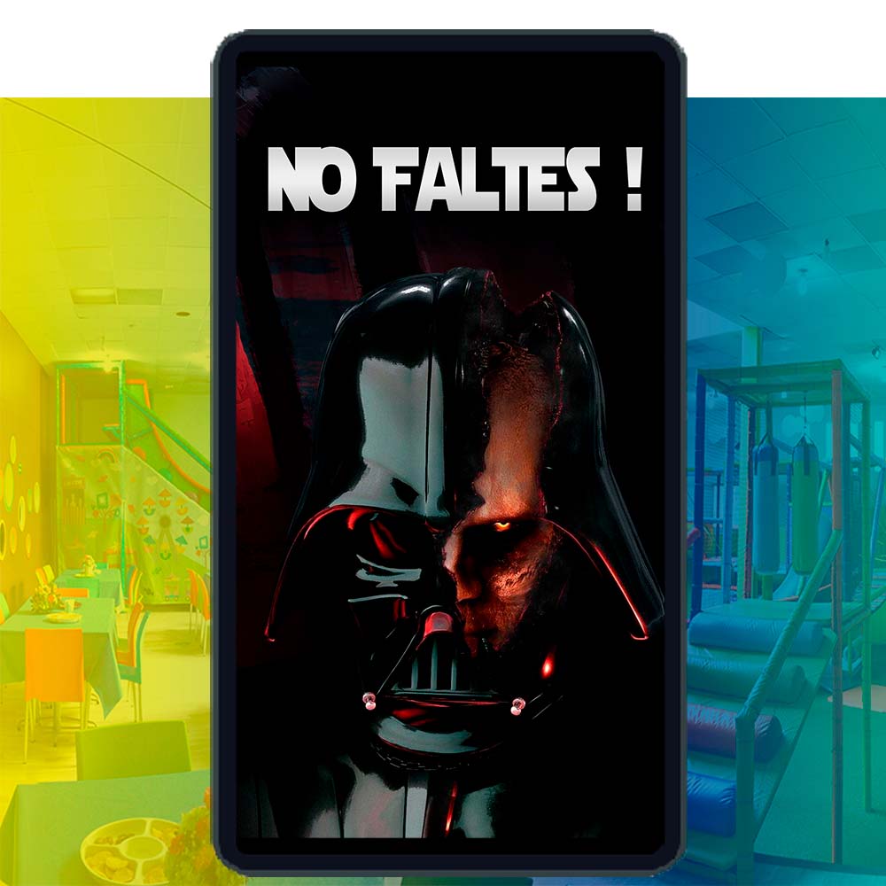 Es momento de sorprender a tus invitados con esta video invitación digital de darth vader para cumpleaños, sin o con botones interactivos en la invitación digital.