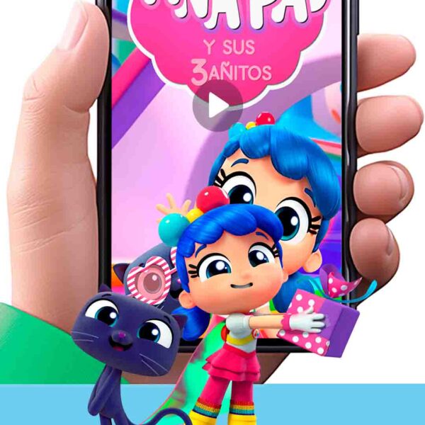 Es momento de sorprender a tus invitados con esta video invitación digital de vera y el reino arcoiris para cumpleaños, sin o con botones interactivos en la invitación digital.